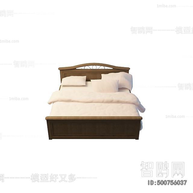 New Chinese Style Double Bed