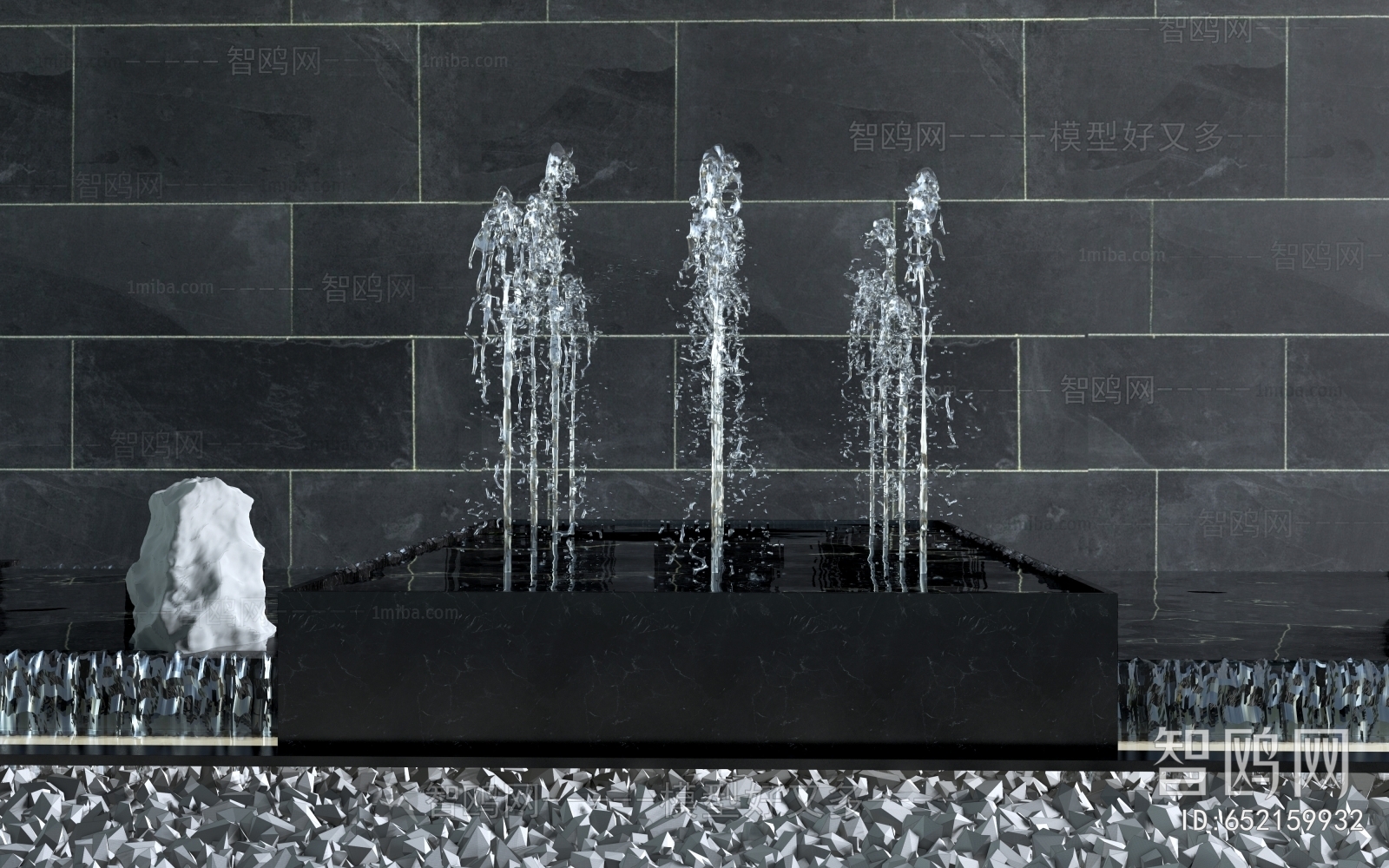 Modern Rockery Waterscape