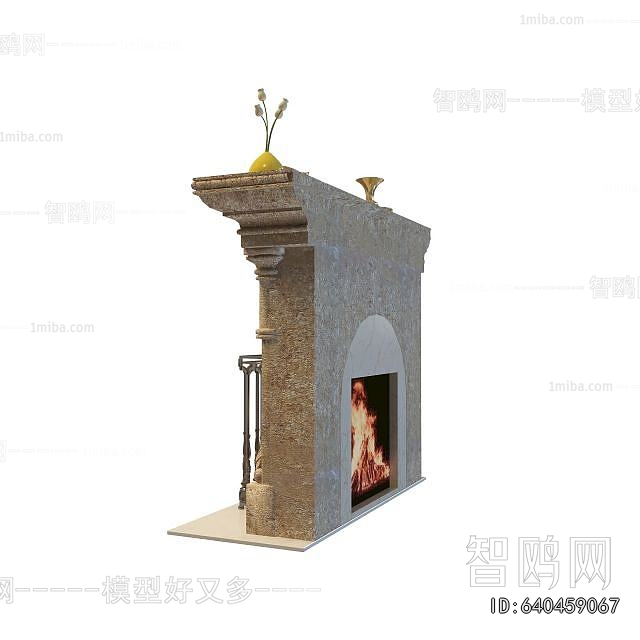 European Style Fireplace