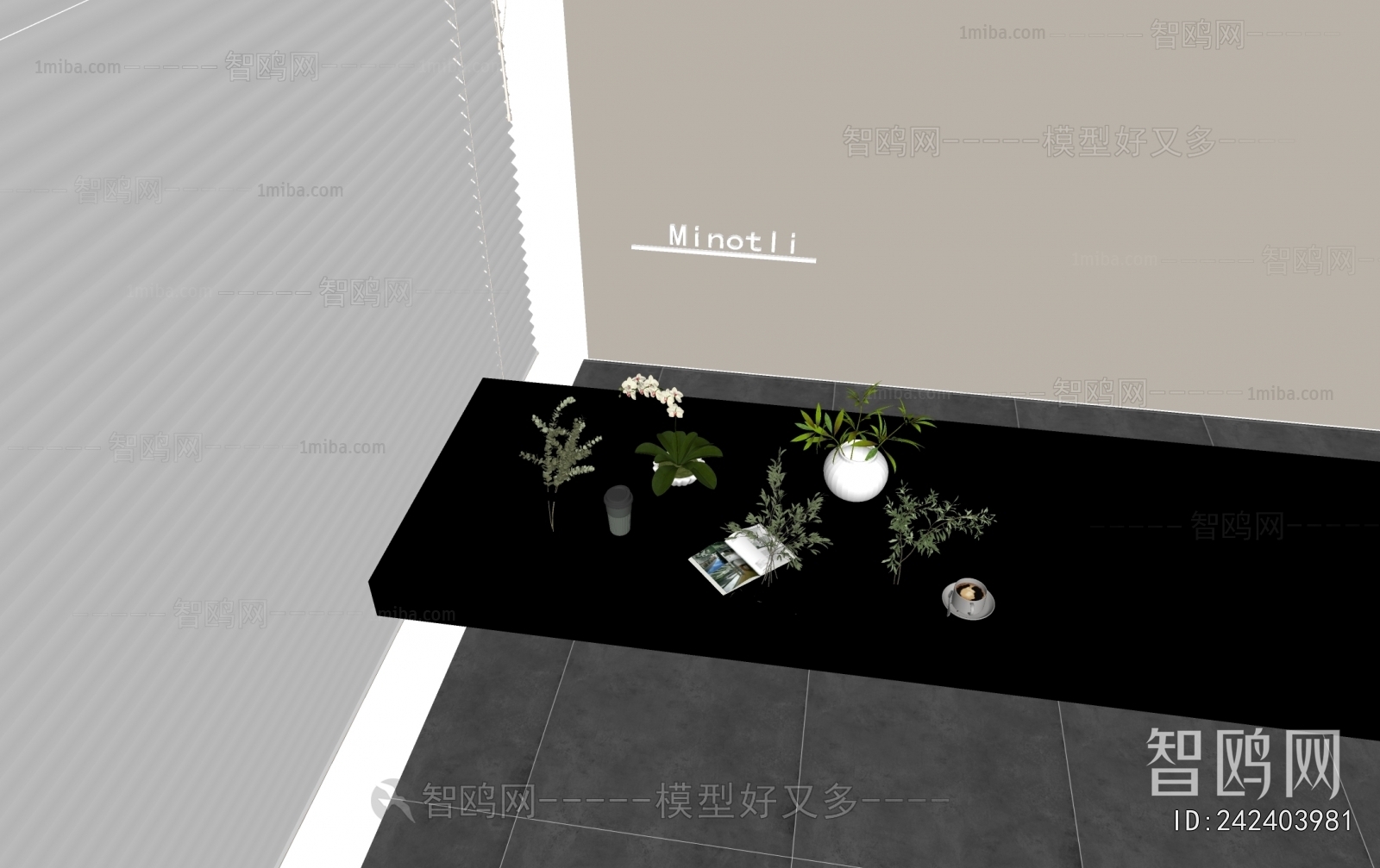 Modern Aquatic Green Plant