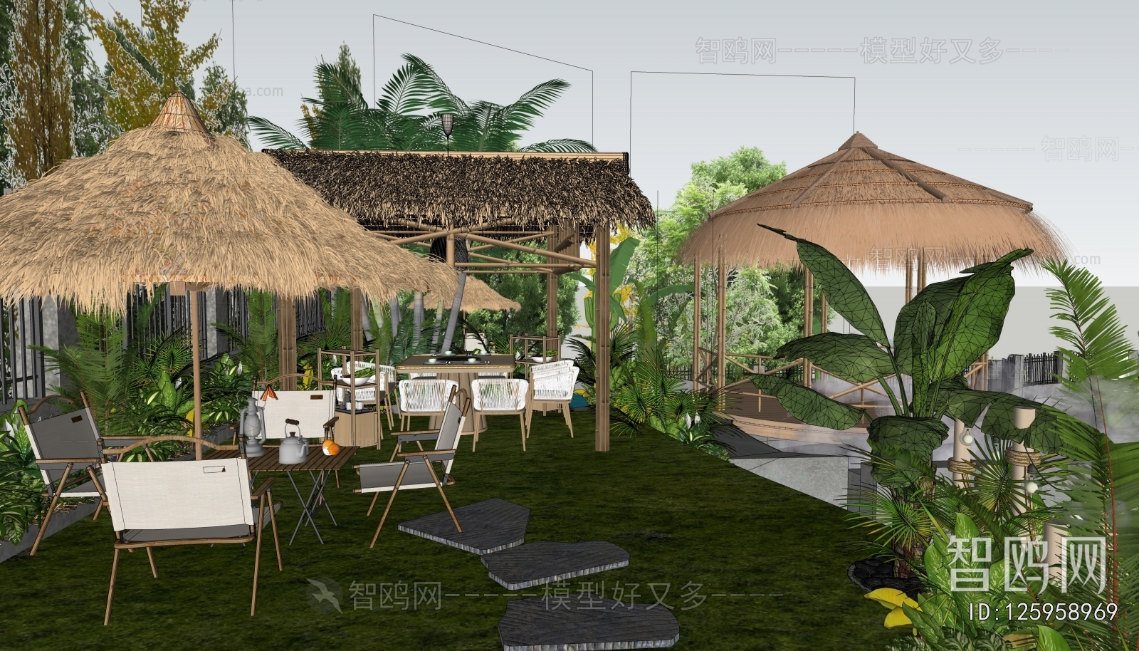 Modern Park Landscape