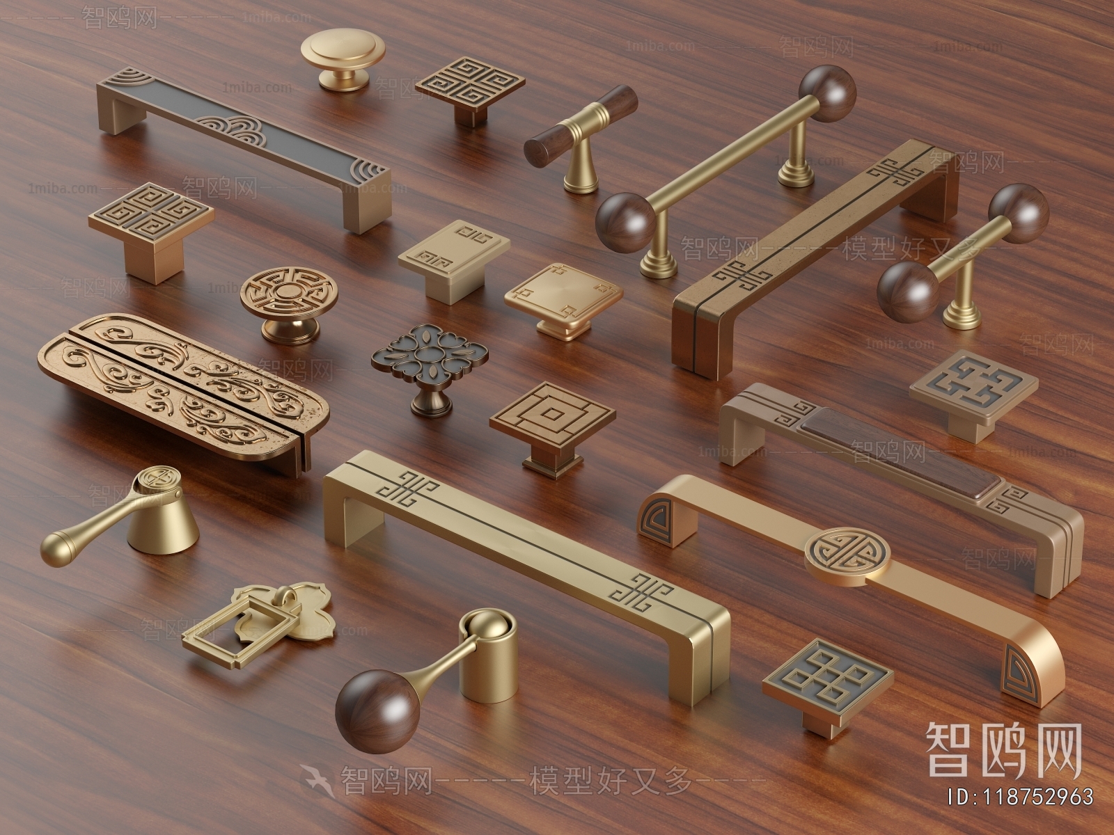 New Chinese Style Door Handle