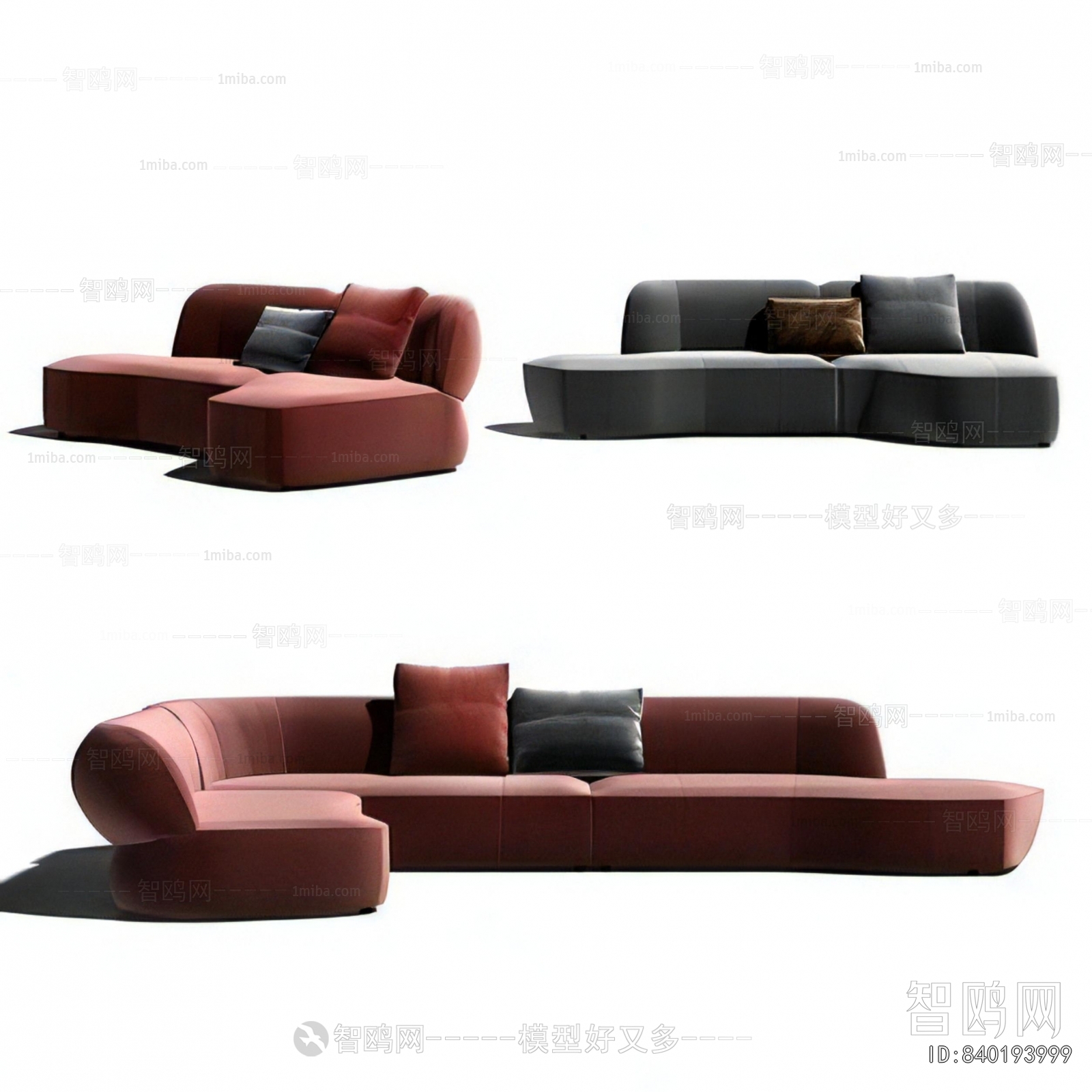 Modern Curved Sofa