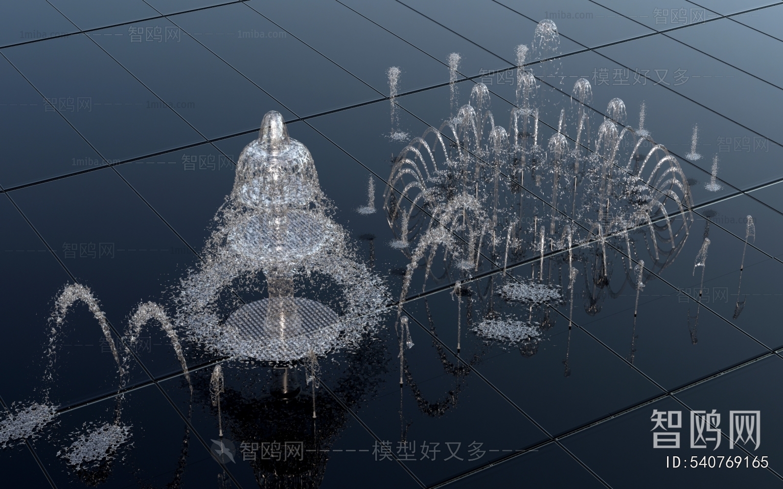 Modern Rockery Waterscape