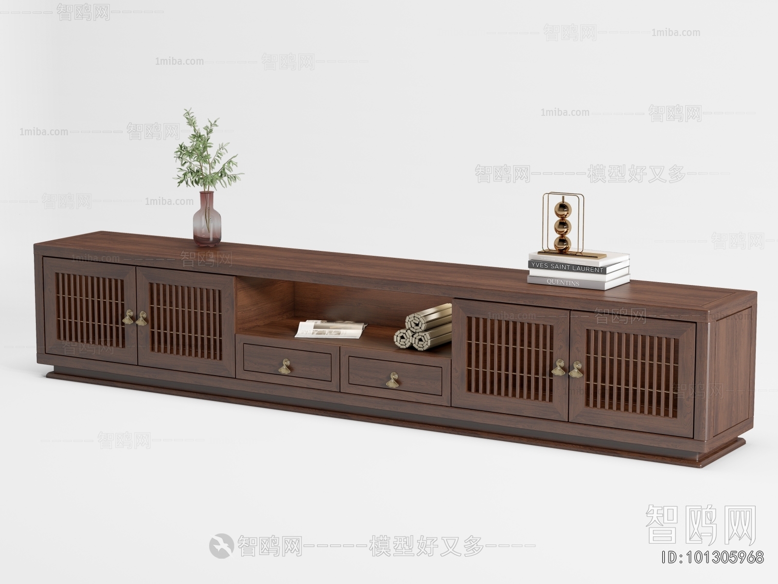 New Chinese Style TV Cabinet