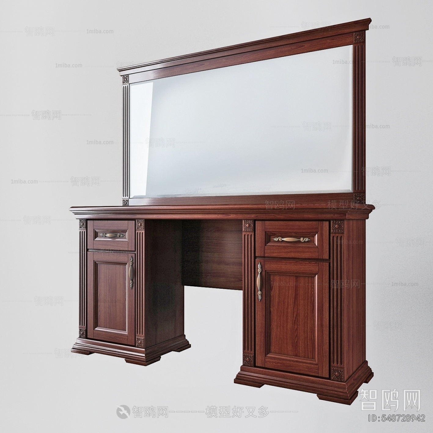 European Style Bedside Cupboard