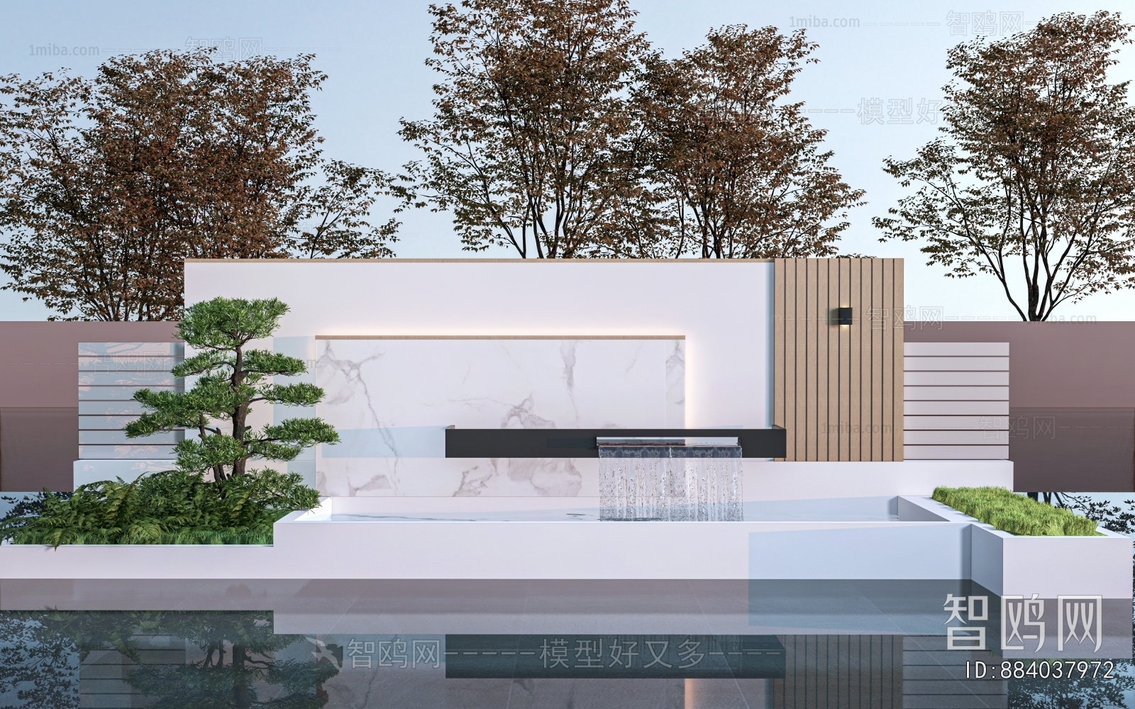 Modern Rockery Waterscape