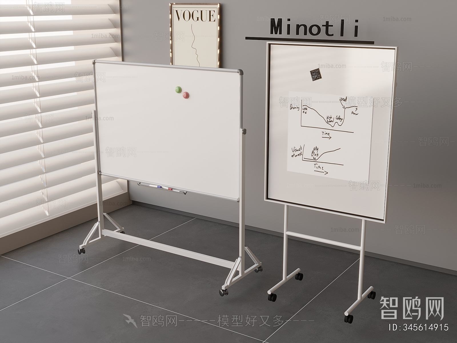 Modern Blackboard/whiteboard