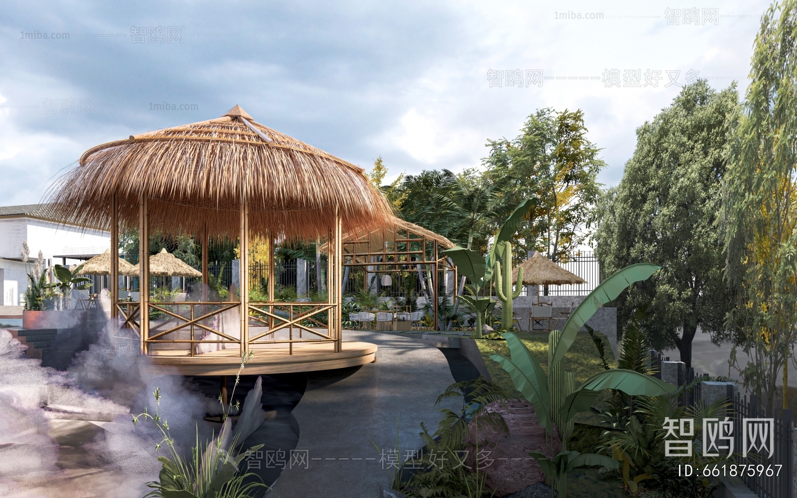 Modern Park Landscape