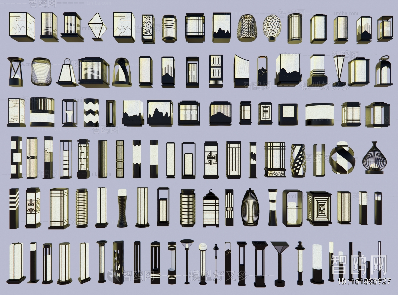 New Chinese Style Outdoor Light