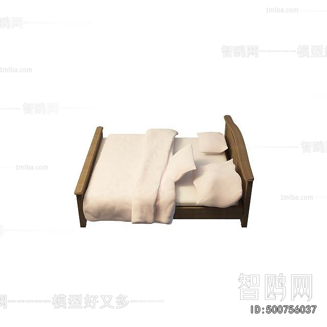 New Chinese Style Double Bed
