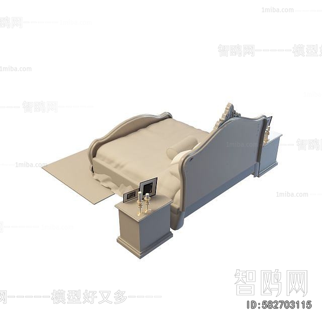 French Style Double Bed