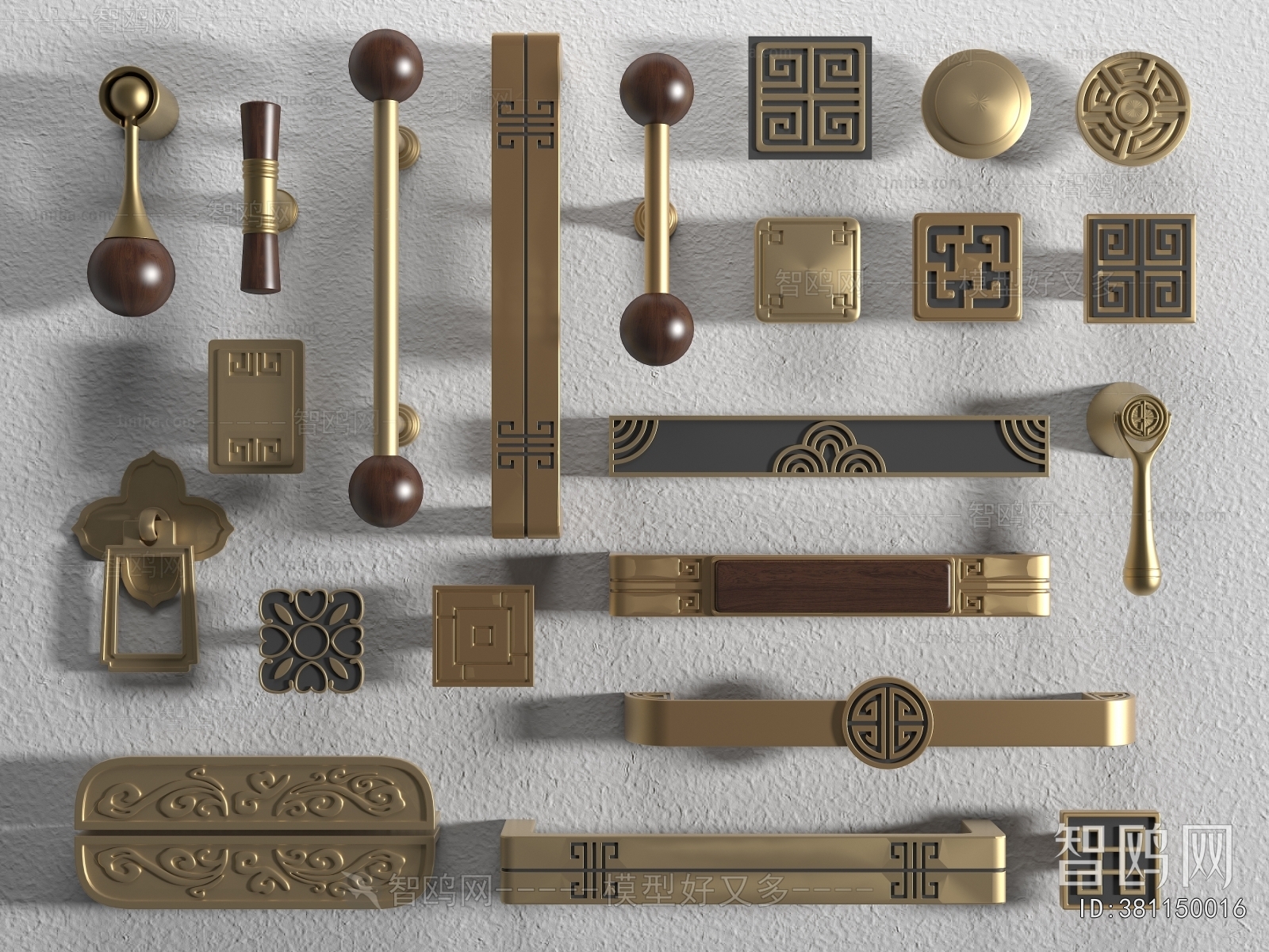 New Chinese Style Door Handle