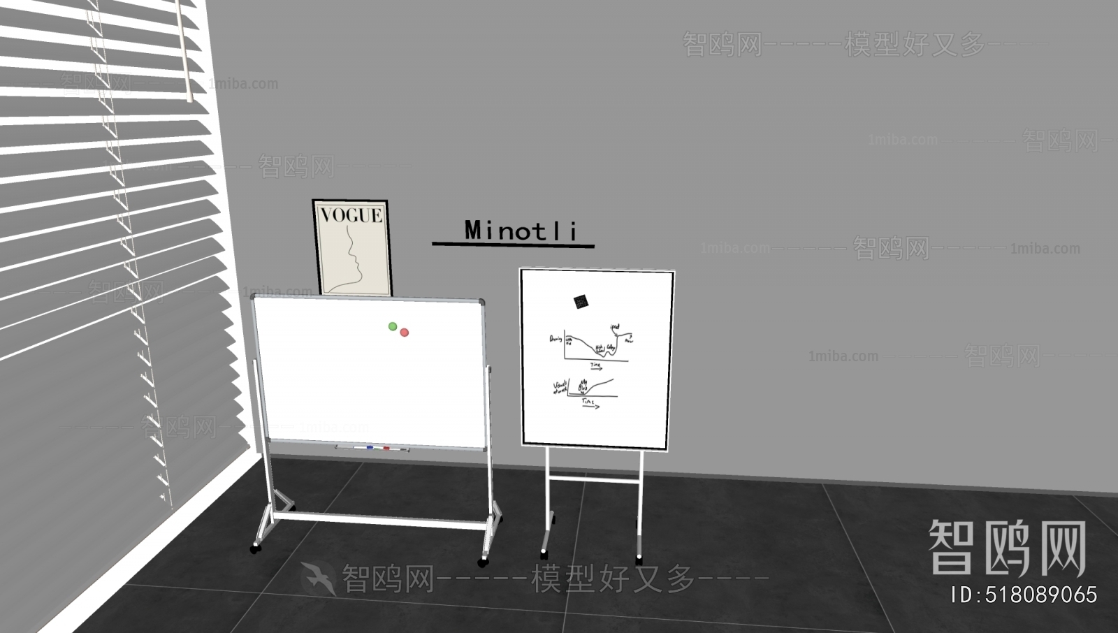 Modern Blackboard/whiteboard