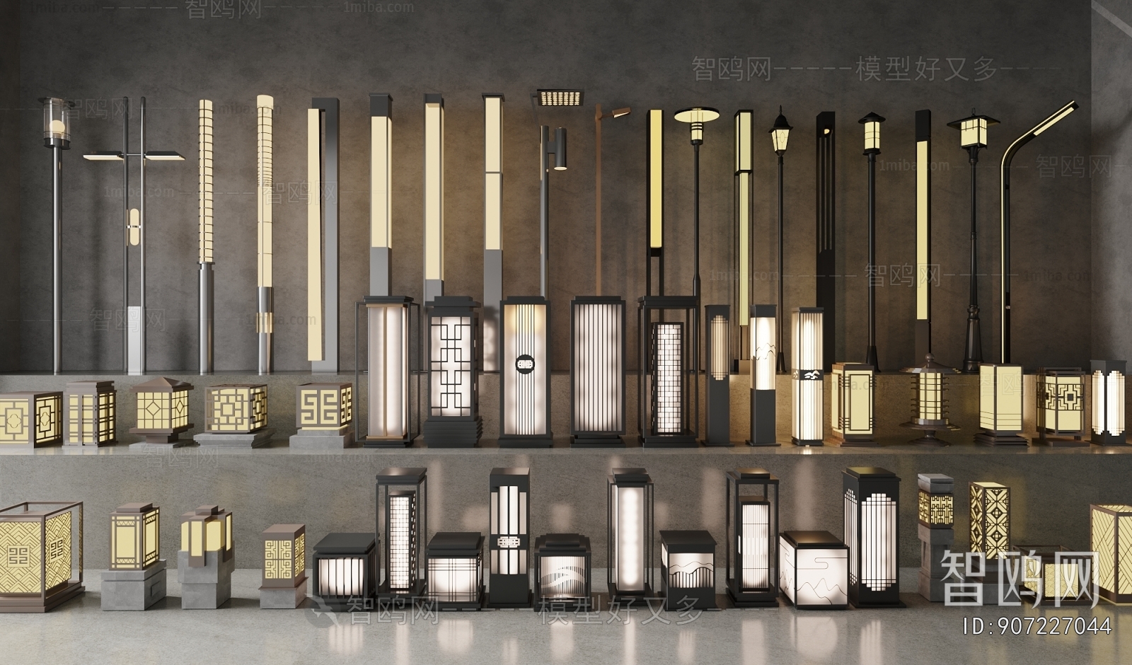 New Chinese Style Outdoor Light