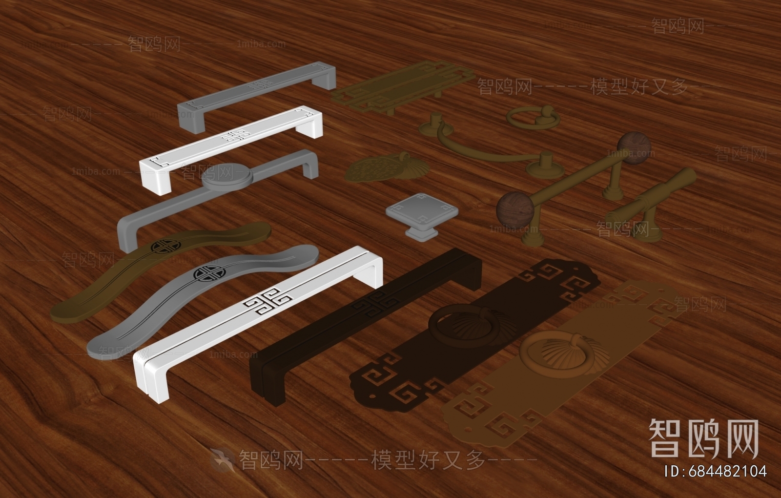 New Chinese Style Door Handle