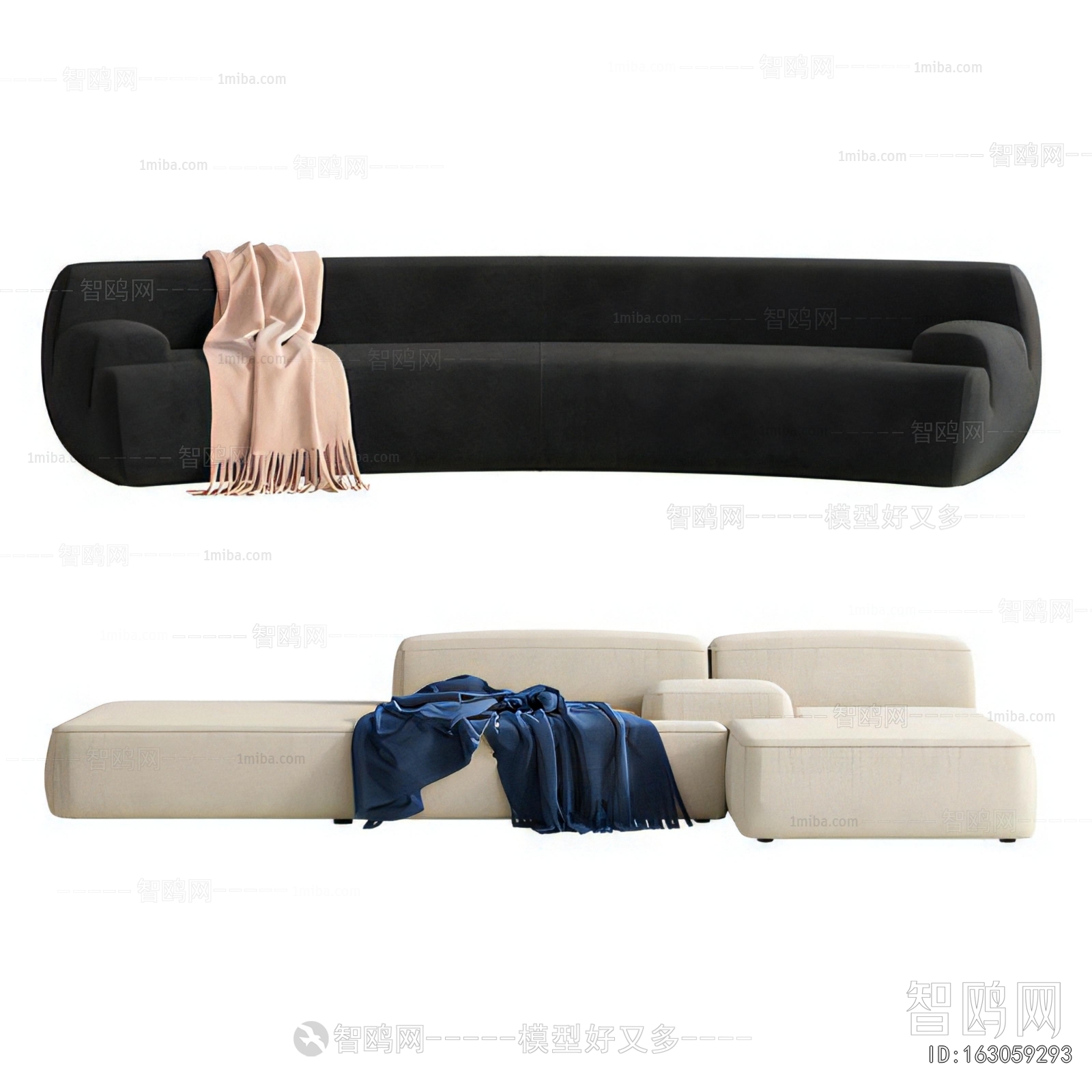 Modern Multi Person Sofa