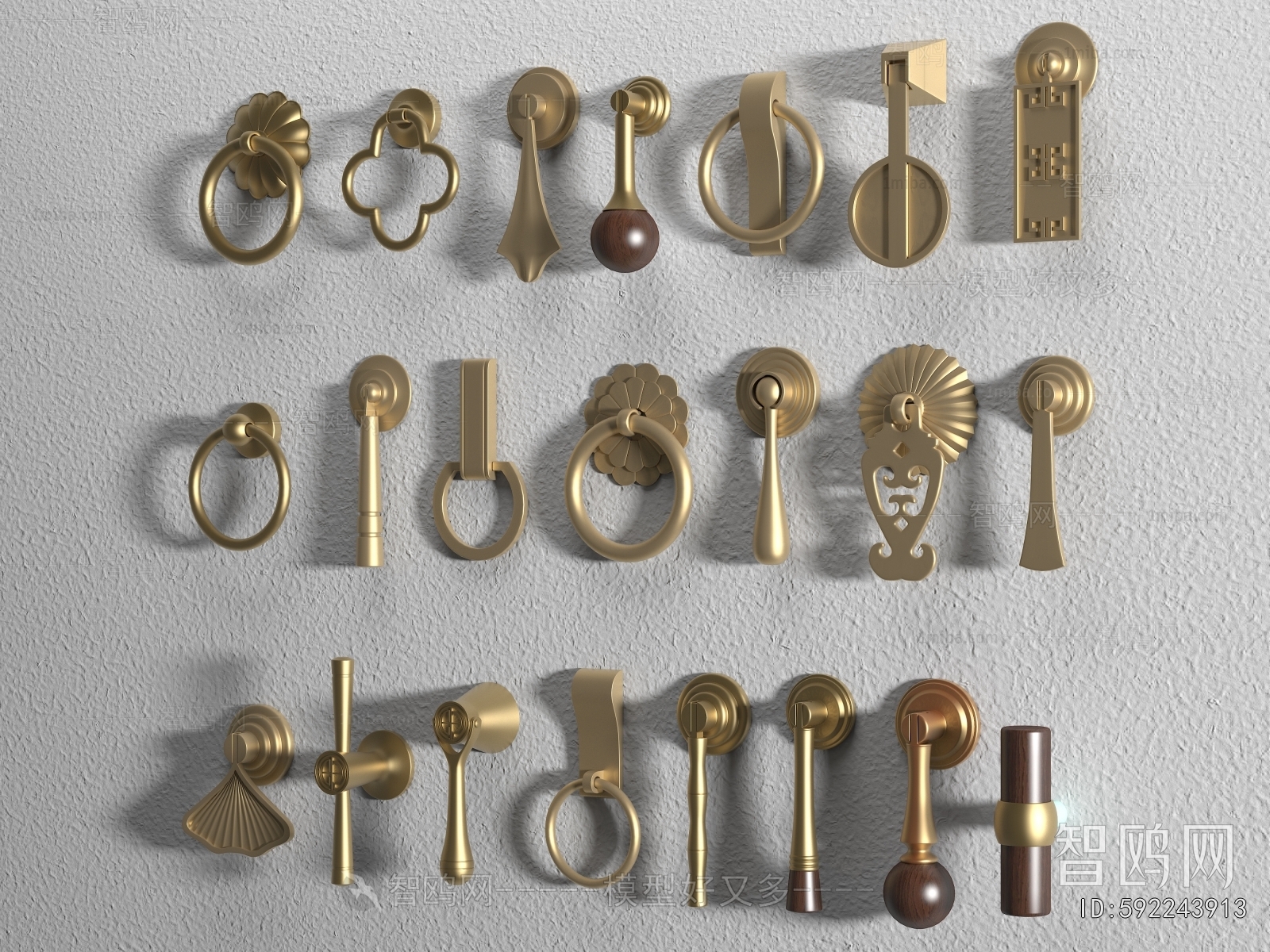 New Chinese Style Door Handle