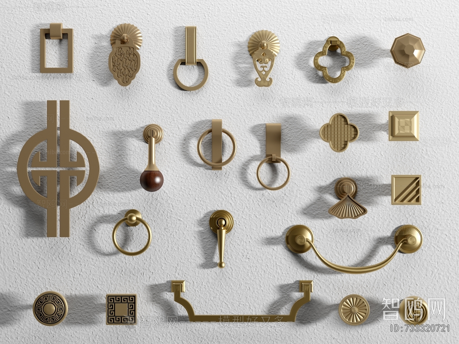 New Chinese Style Door Handle