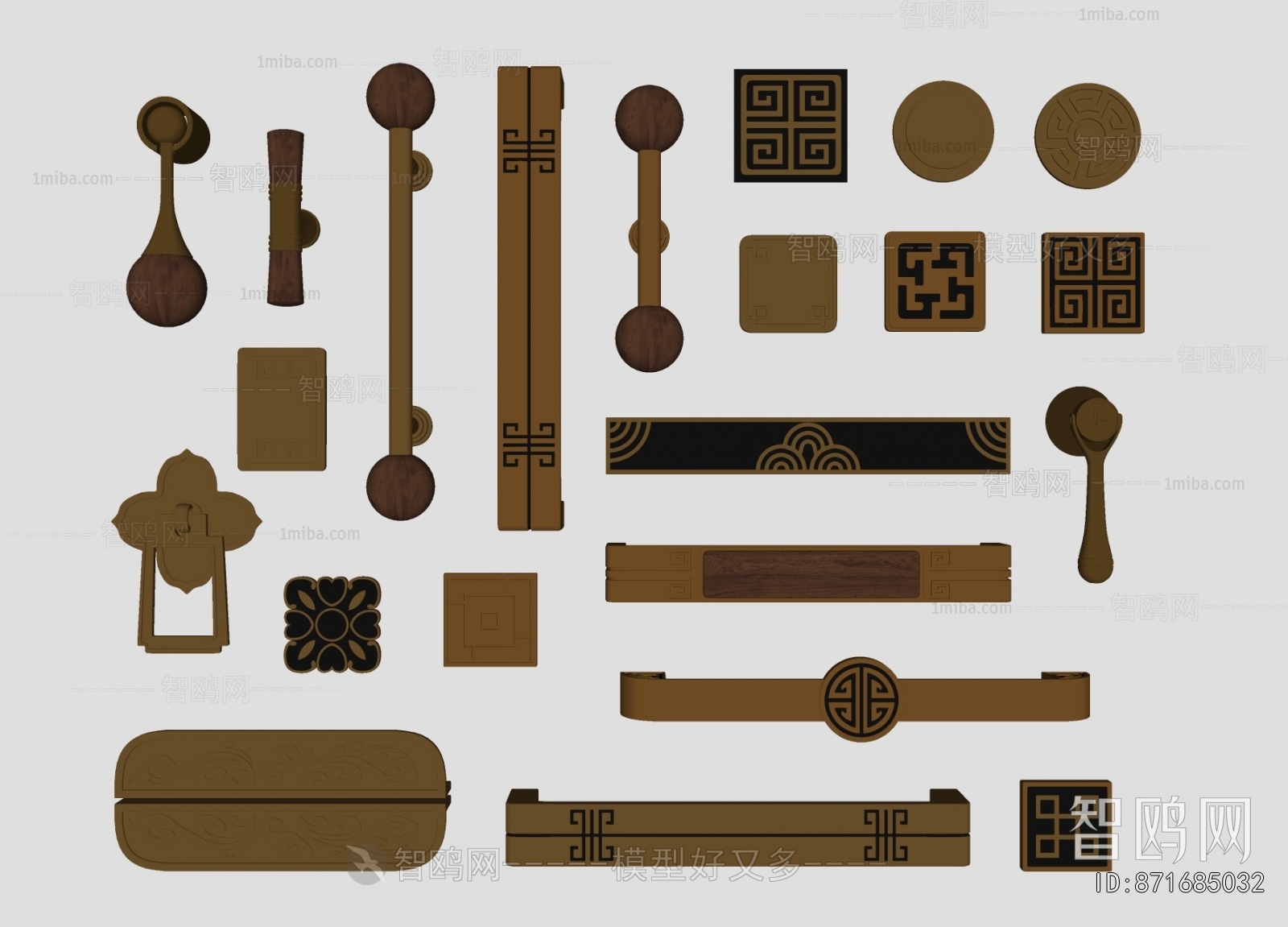 New Chinese Style Door Handle