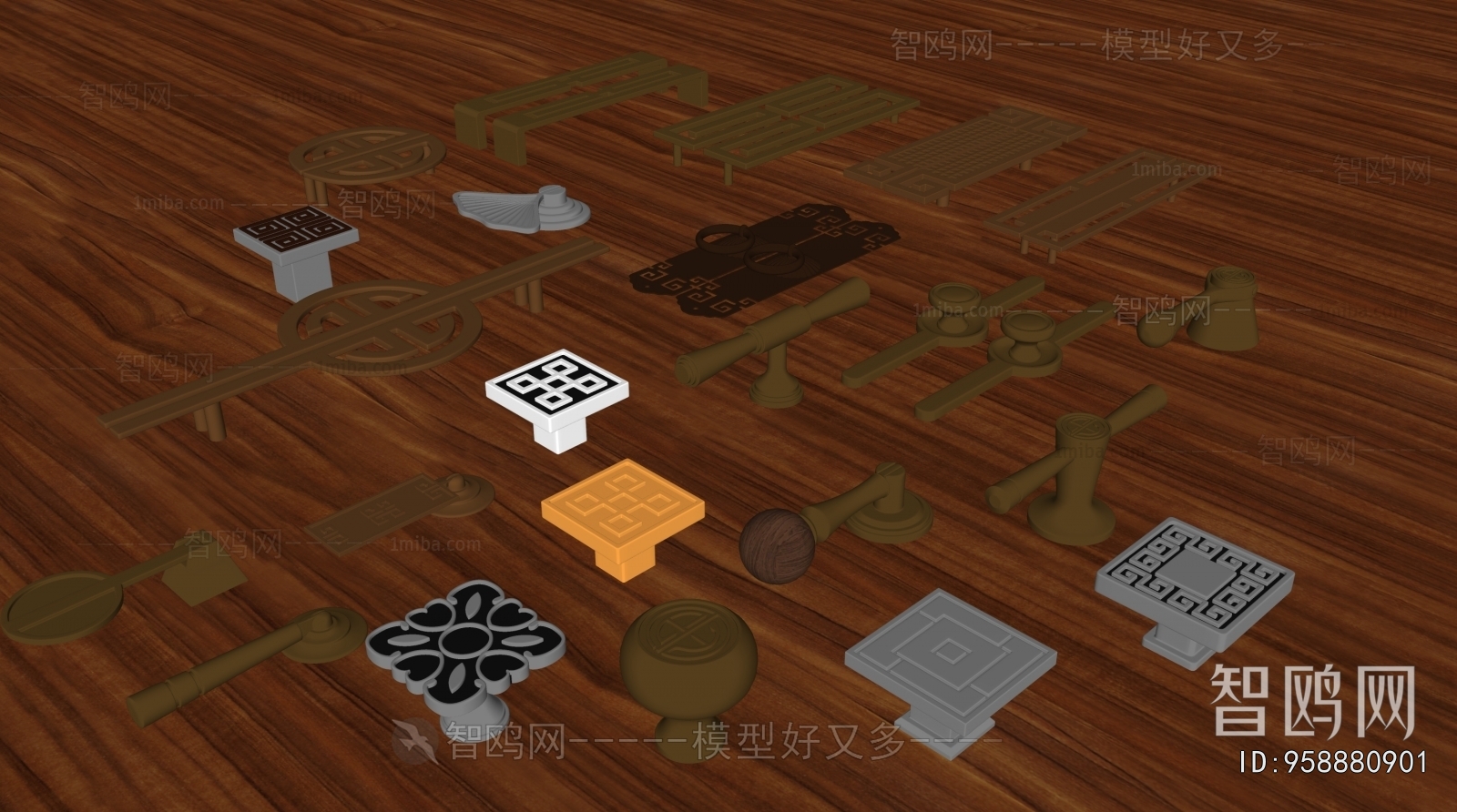 New Chinese Style Door Handle