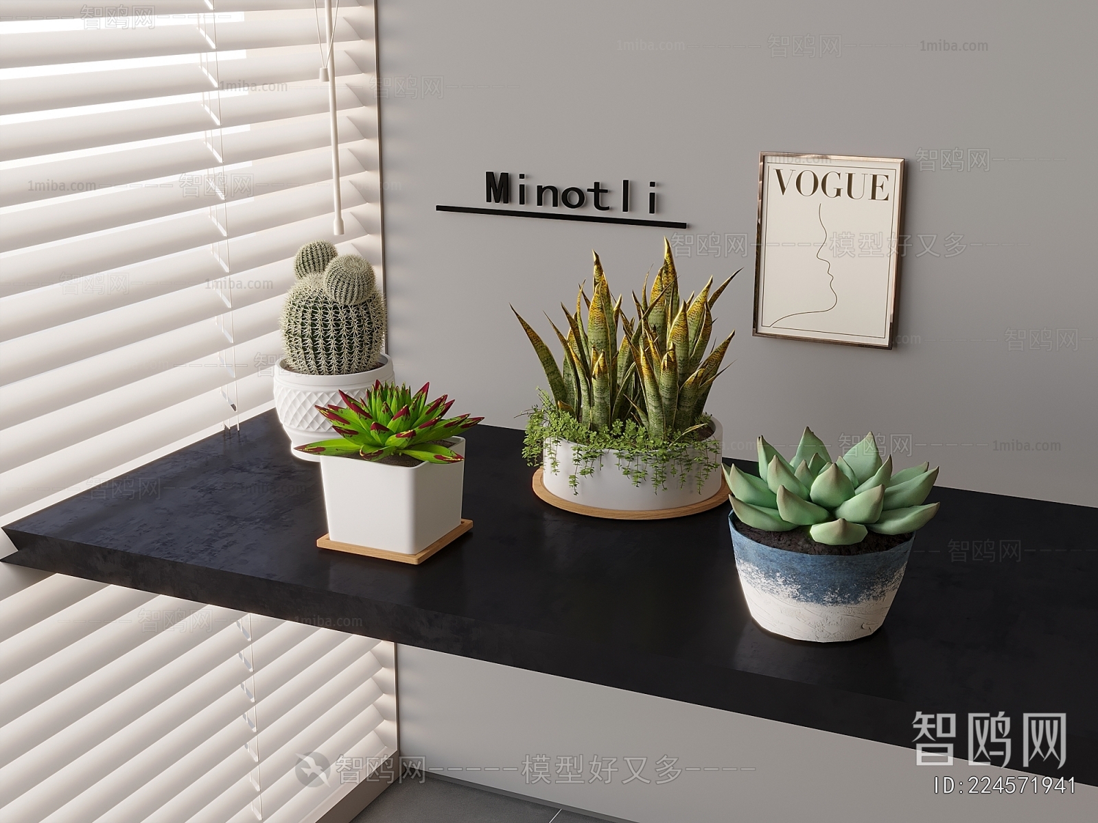 Modern Desktop Plant