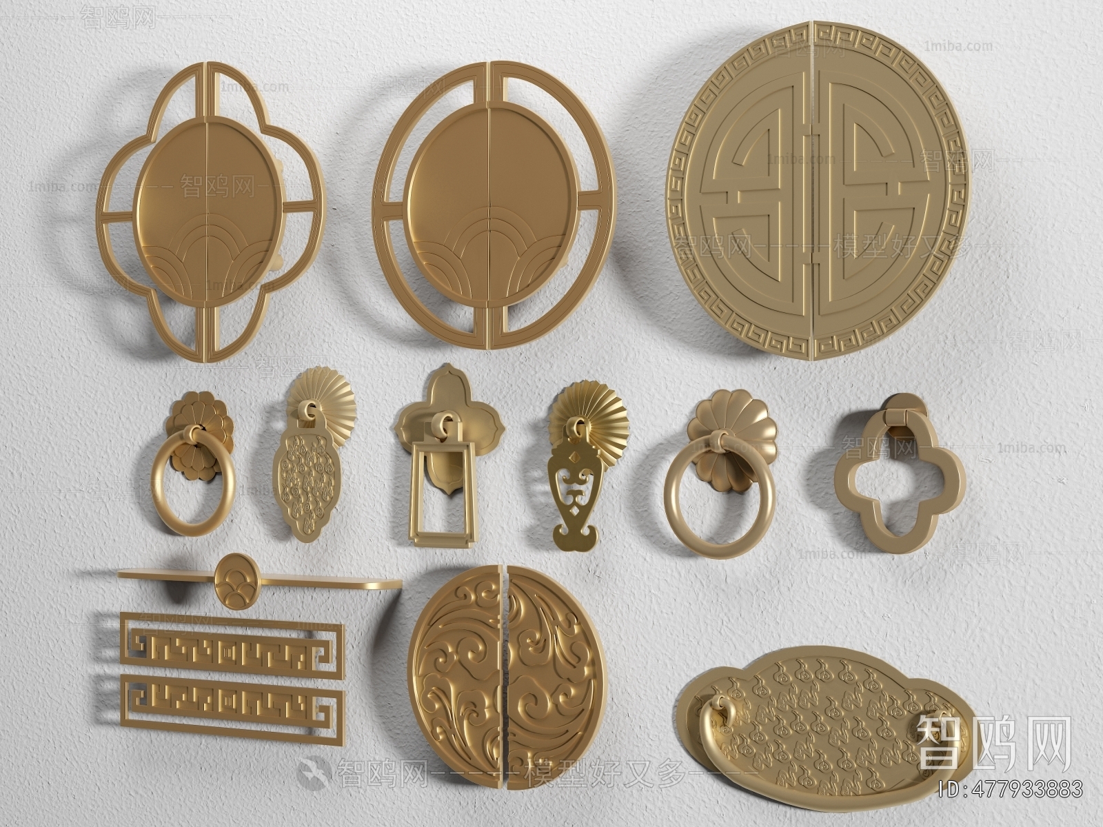 New Chinese Style Door Handle