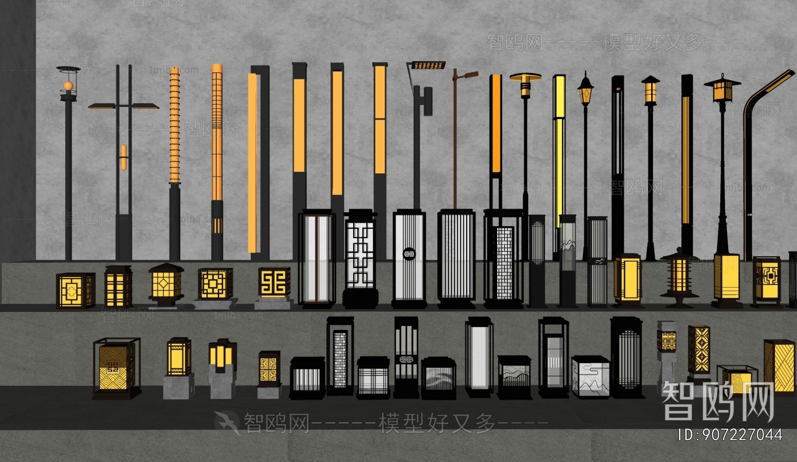 New Chinese Style Outdoor Light