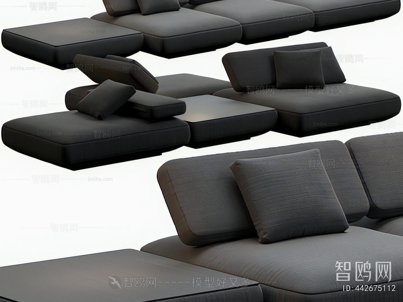 Modern Multi Person Sofa