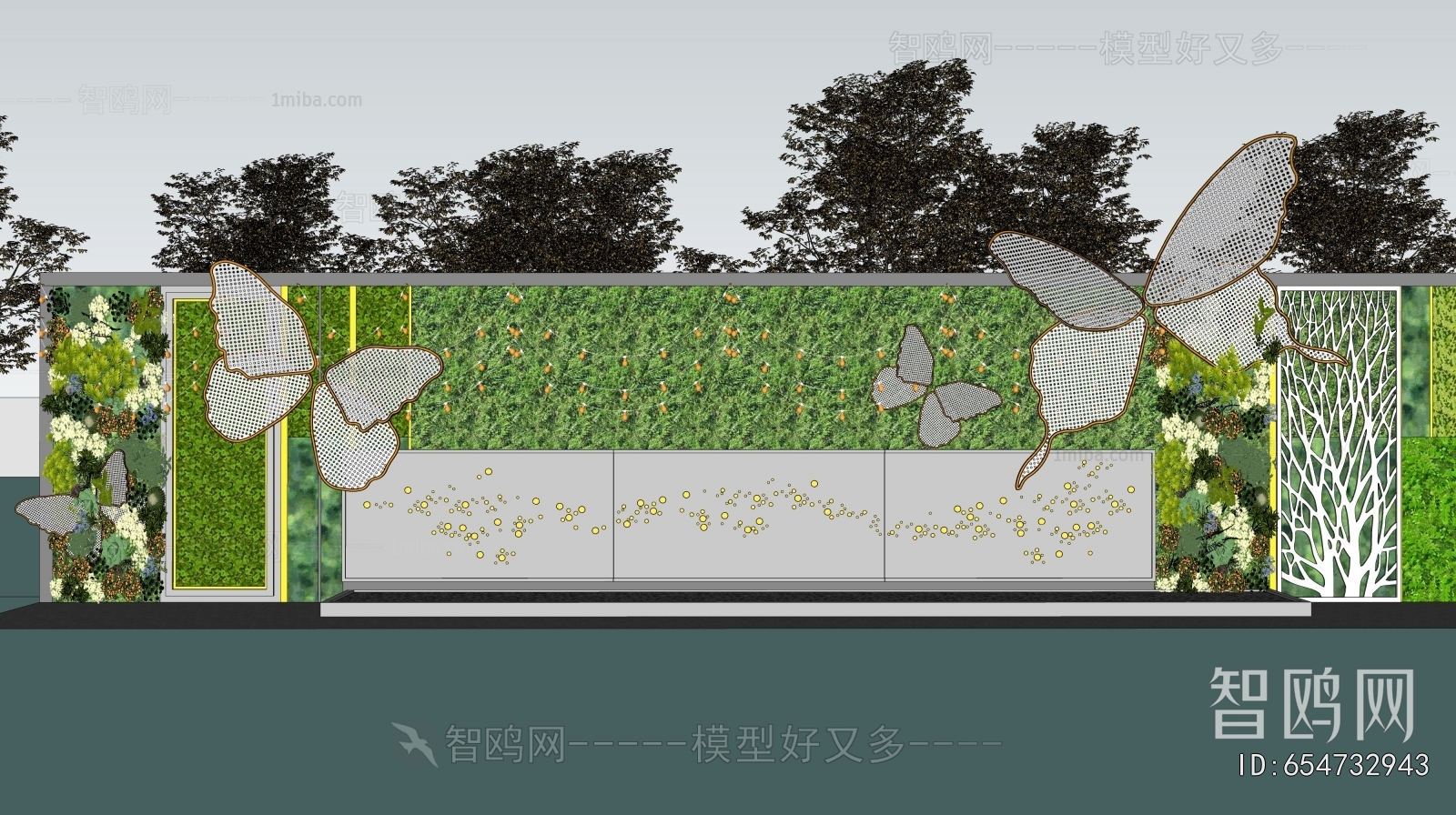 Modern Landscape Wall