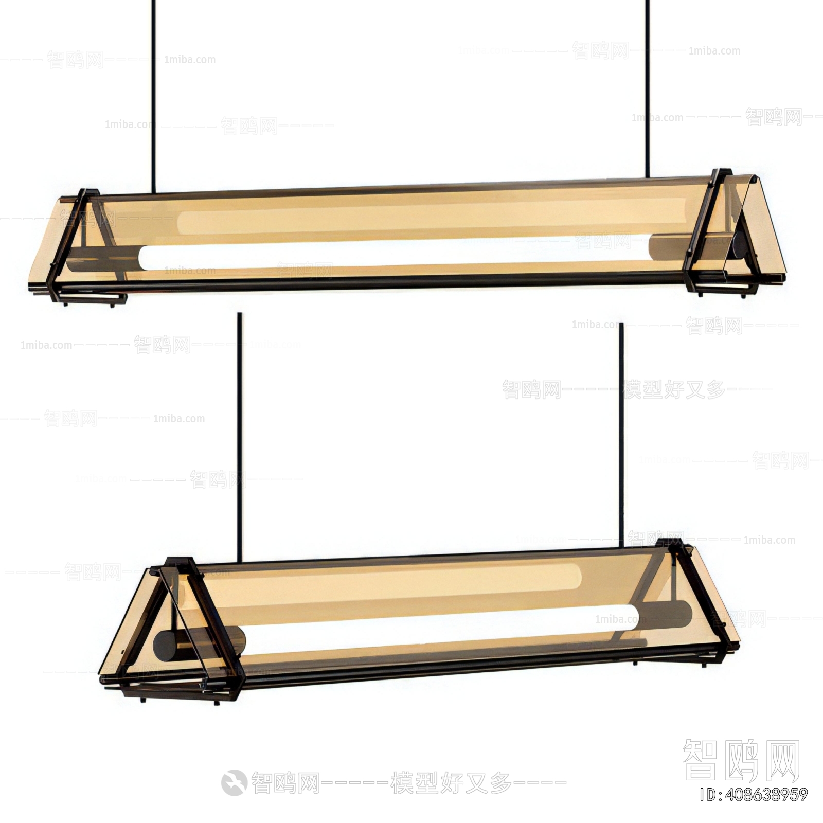 Modern Long Chandelier