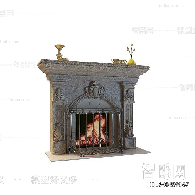 European Style Fireplace
