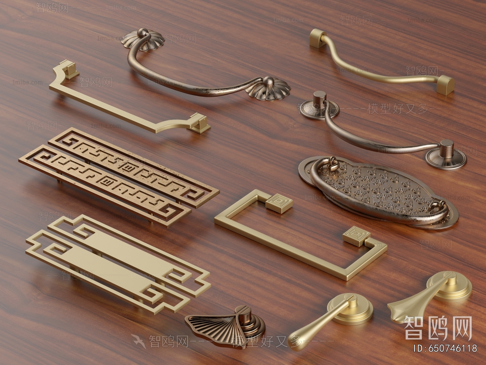 New Chinese Style Door Handle