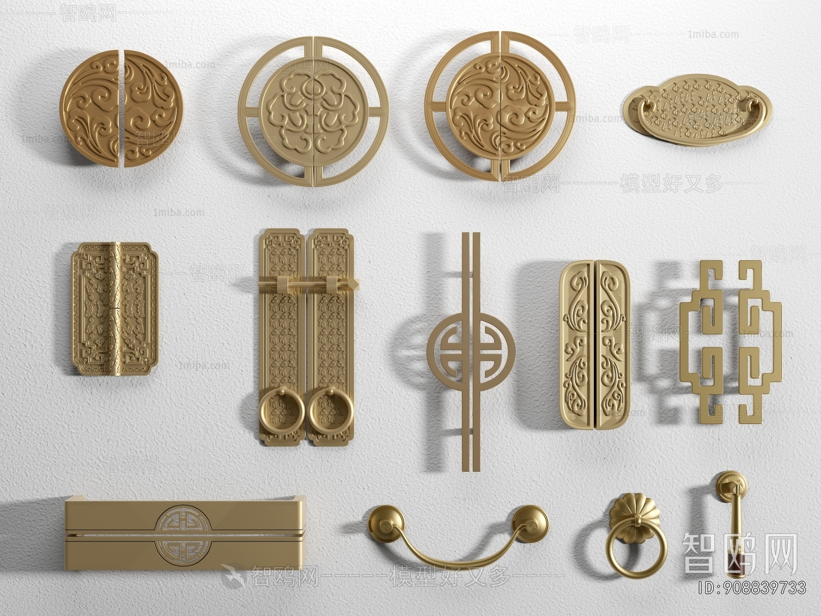 New Chinese Style Door Handle