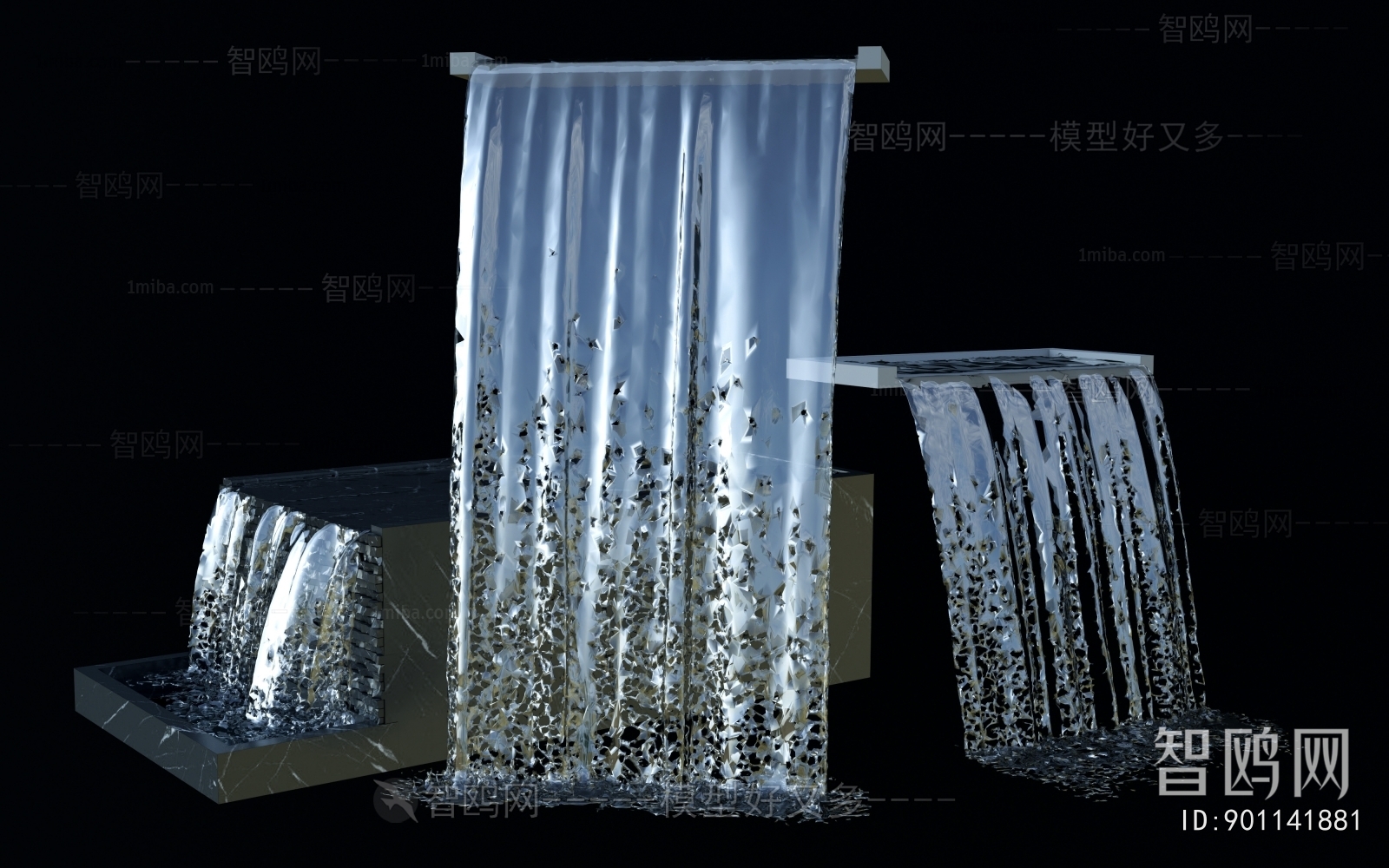 Modern Rockery Waterscape