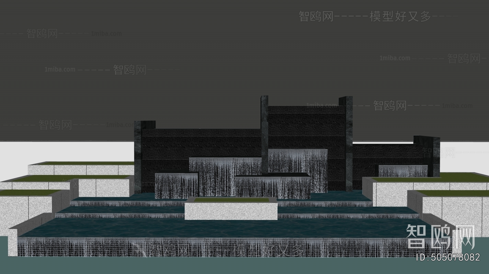 Modern Rockery Waterscape