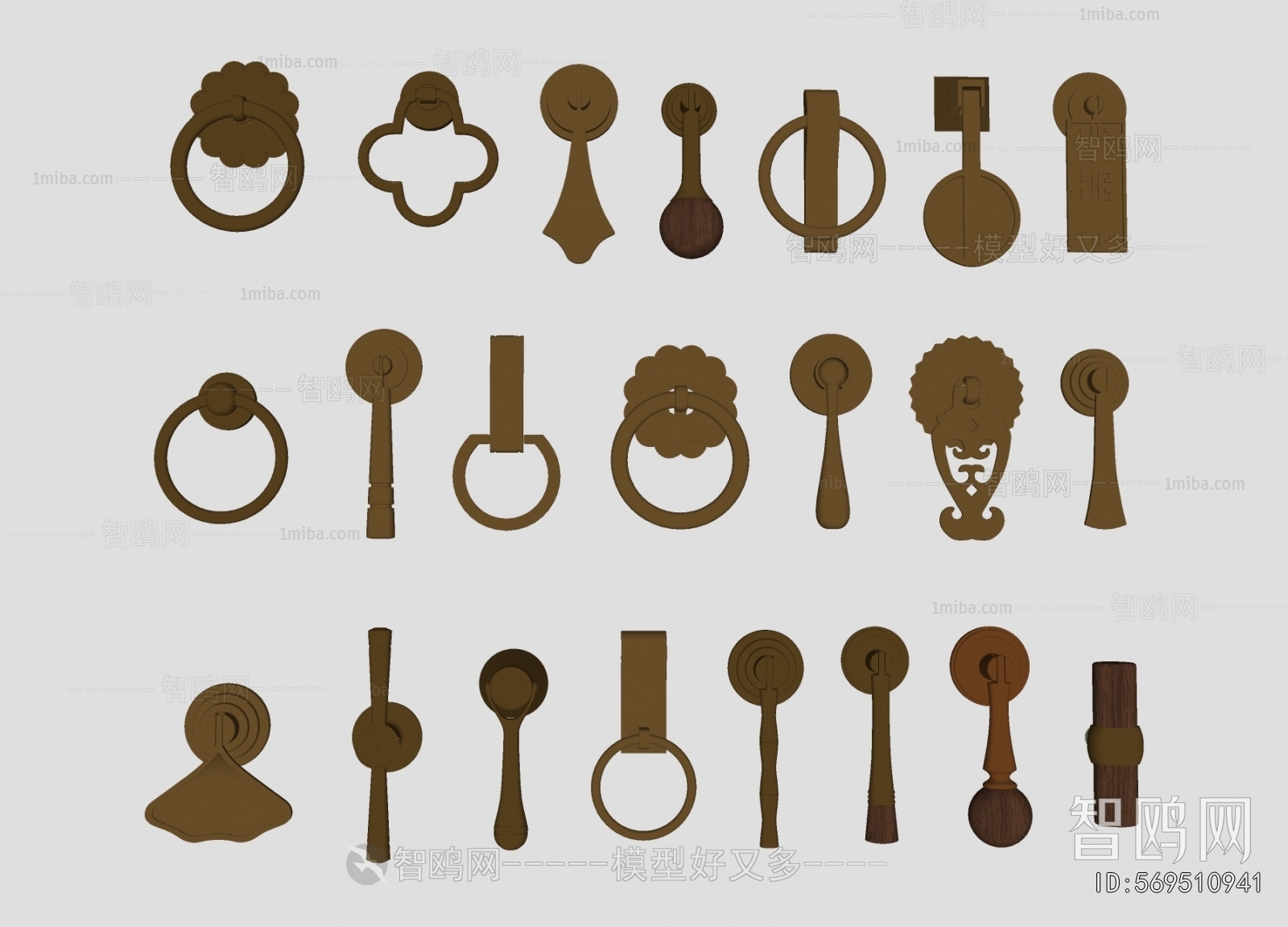 New Chinese Style Door Handle