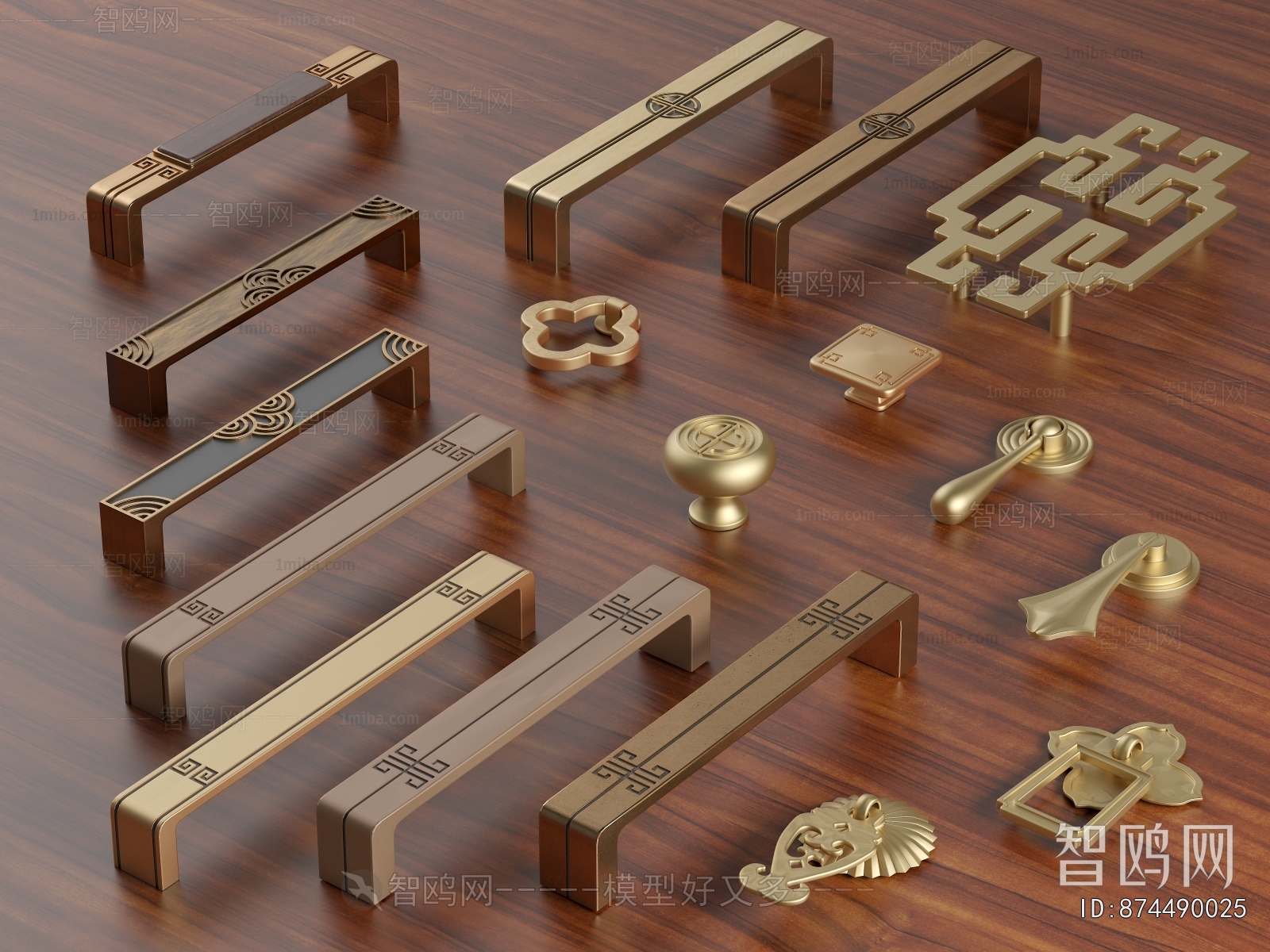 New Chinese Style Door Handle