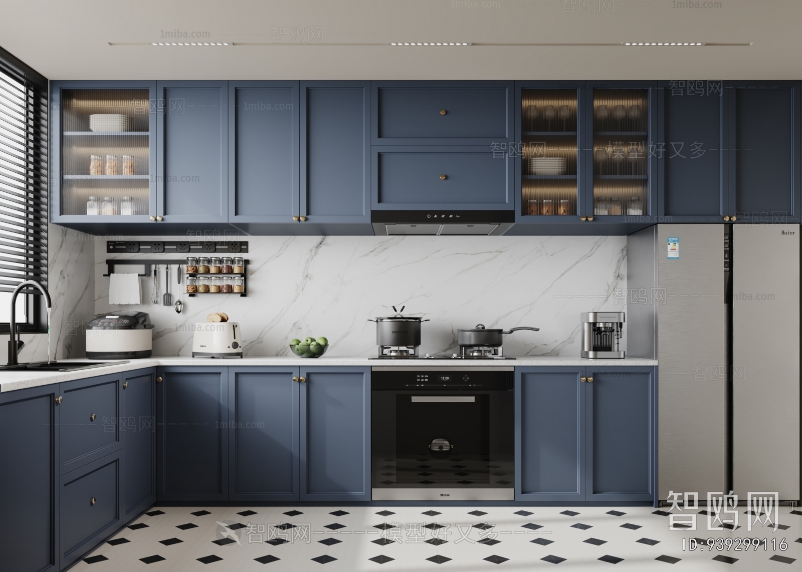 French Style Kitchen Cabinet