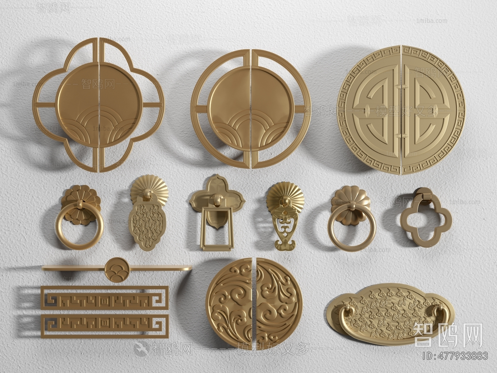 New Chinese Style Door Handle