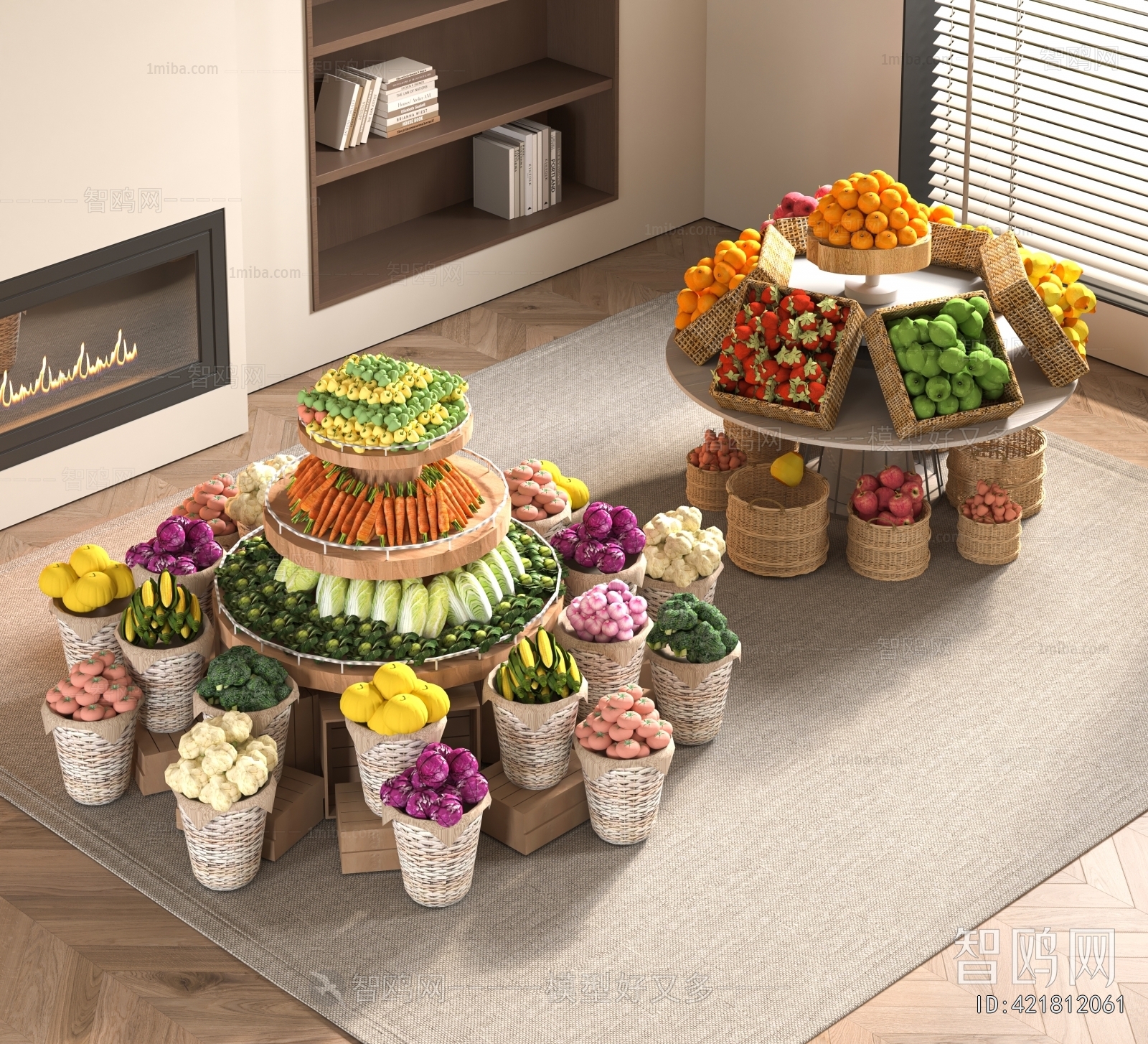 Modern Supermarket Shelf