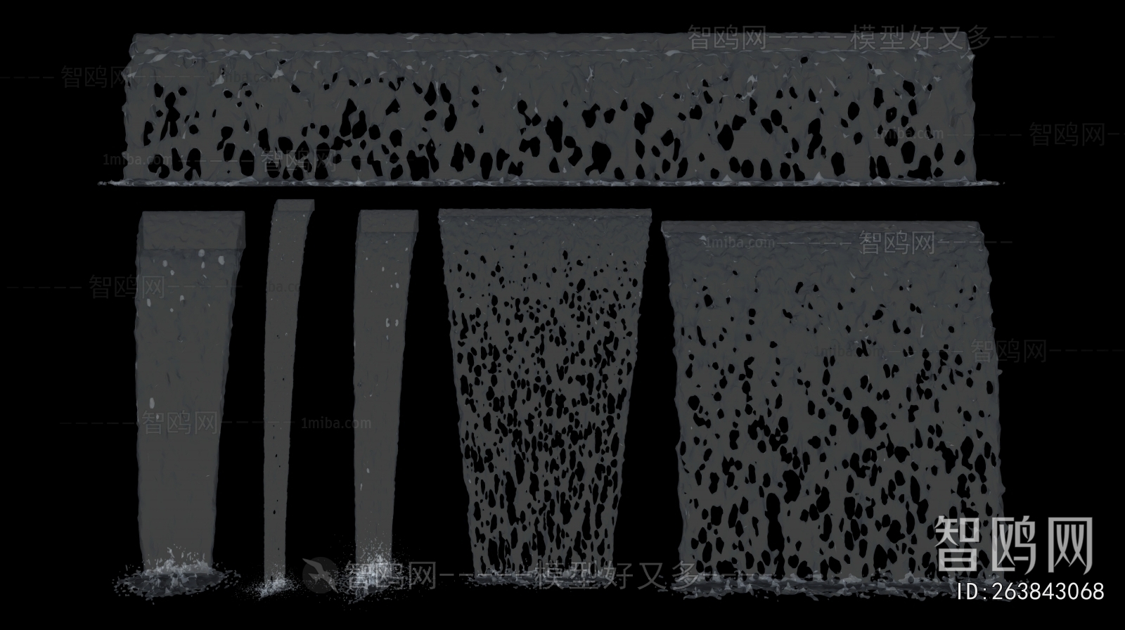 Modern Rockery Waterscape