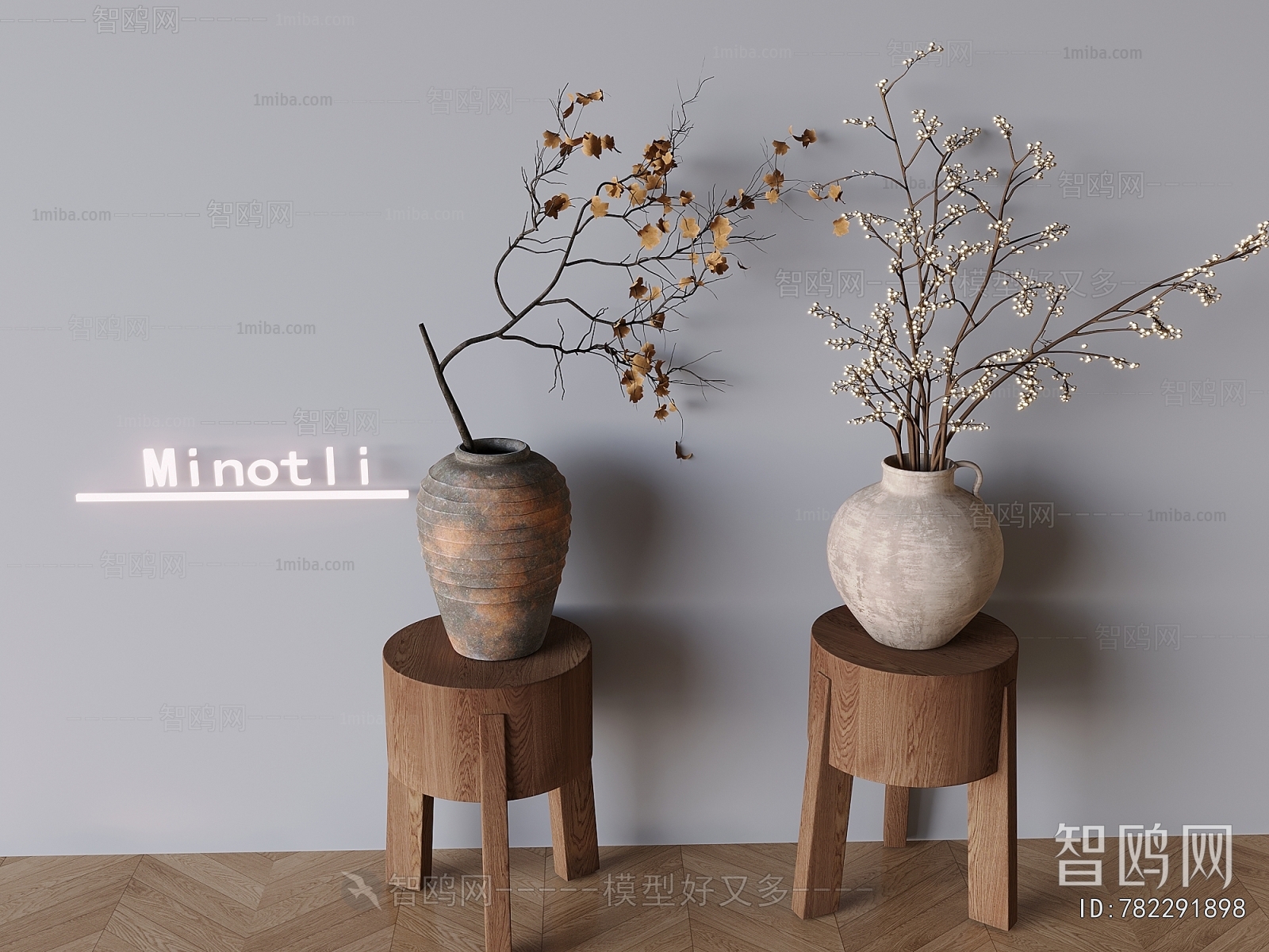 Wabi-sabi Style Flower Arrangement