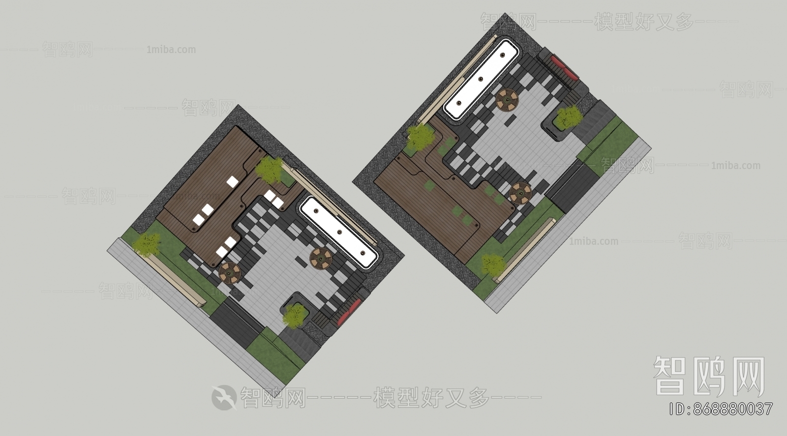 Modern Rockery Waterscape