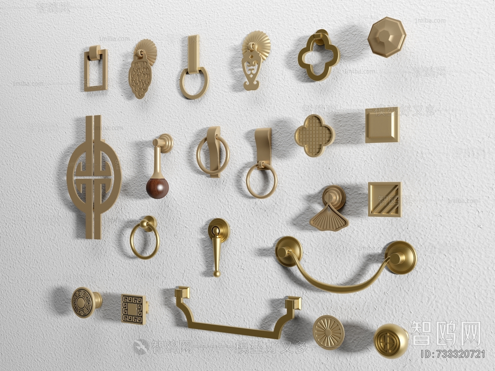 New Chinese Style Door Handle