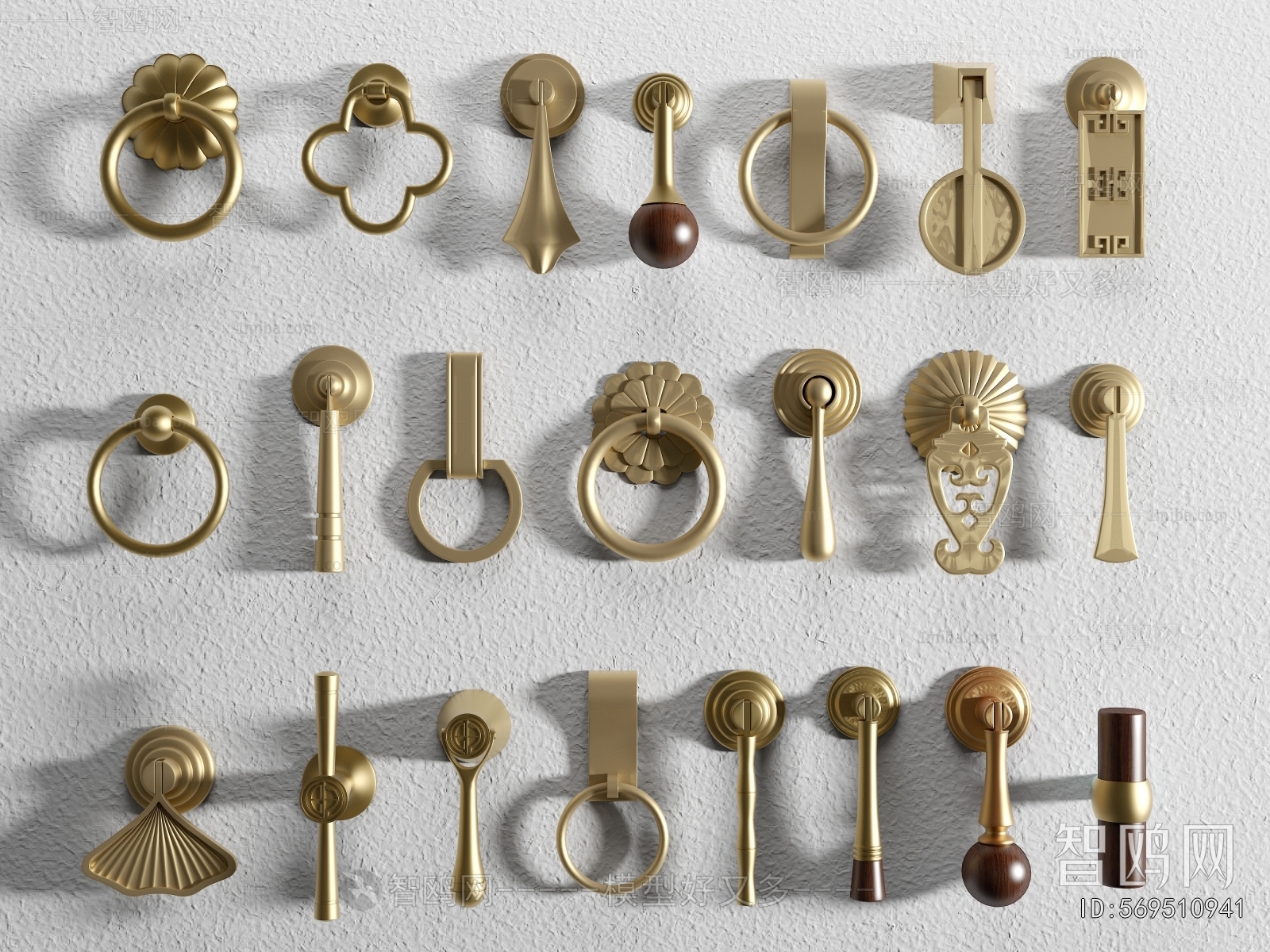 New Chinese Style Door Handle