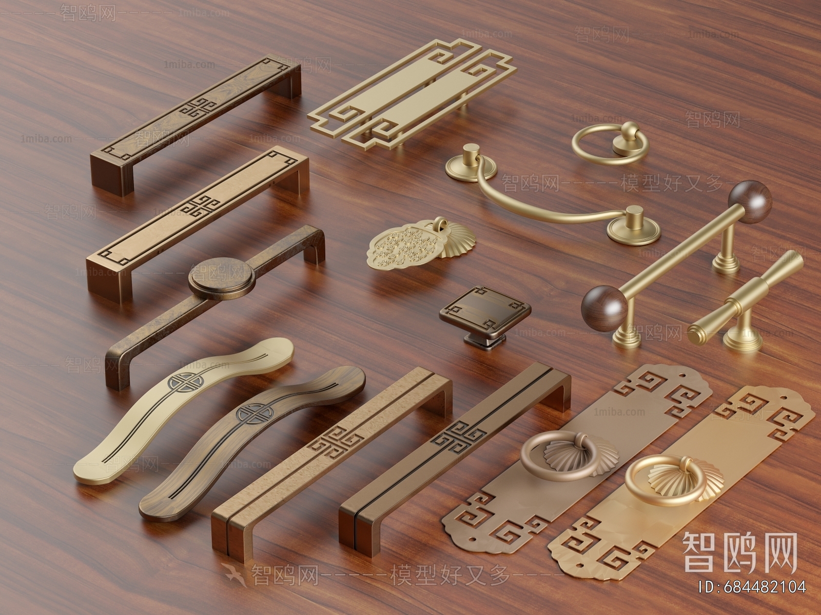 New Chinese Style Door Handle