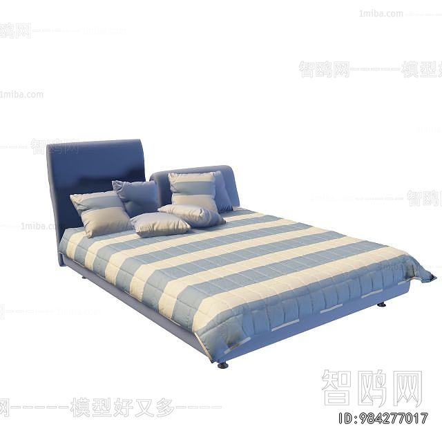Mediterranean Style Double Bed