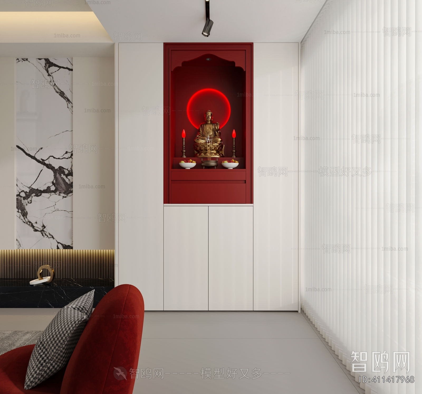 New Chinese Style Buddhist Niche