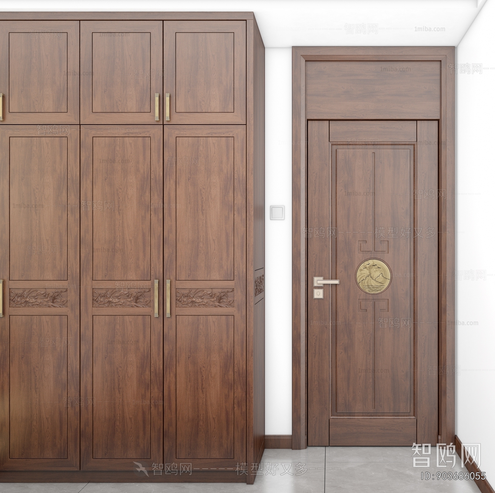 New Chinese Style Bedroom